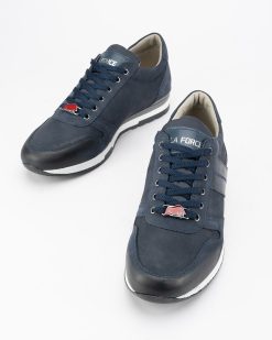 Muške kožne patike u teget boji model 935.
