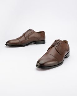 Muške elegantne cipele u velikim brojevima - 8194 G - Braon.
