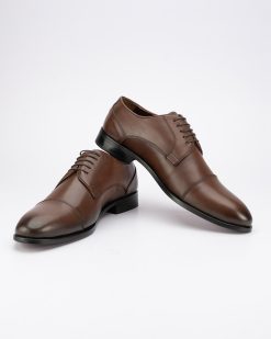 Muške elegantne cipele u velikim brojevima - 8194 G - Braon.