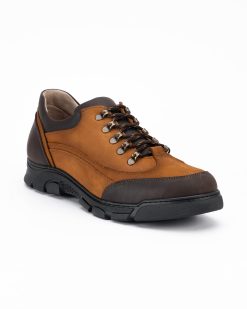 Muške cipele velikih brojeva, model 4349-1-G, sa tamno braon detaljima