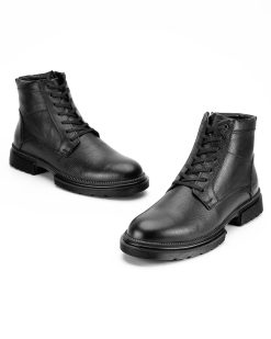 Muške duboke crne cipele, model DC-77509