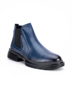 Muške duboke cipele u teget boji, model DC-77511