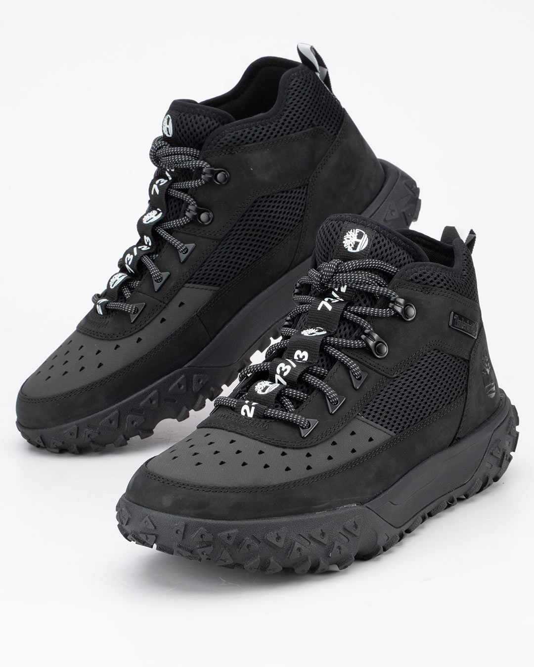 Timberland GreenStride Motion 6 Mid Lace - Crna patike cipele napravljene za pouzdano nošenje u promenljivim vremenskim uslovima.