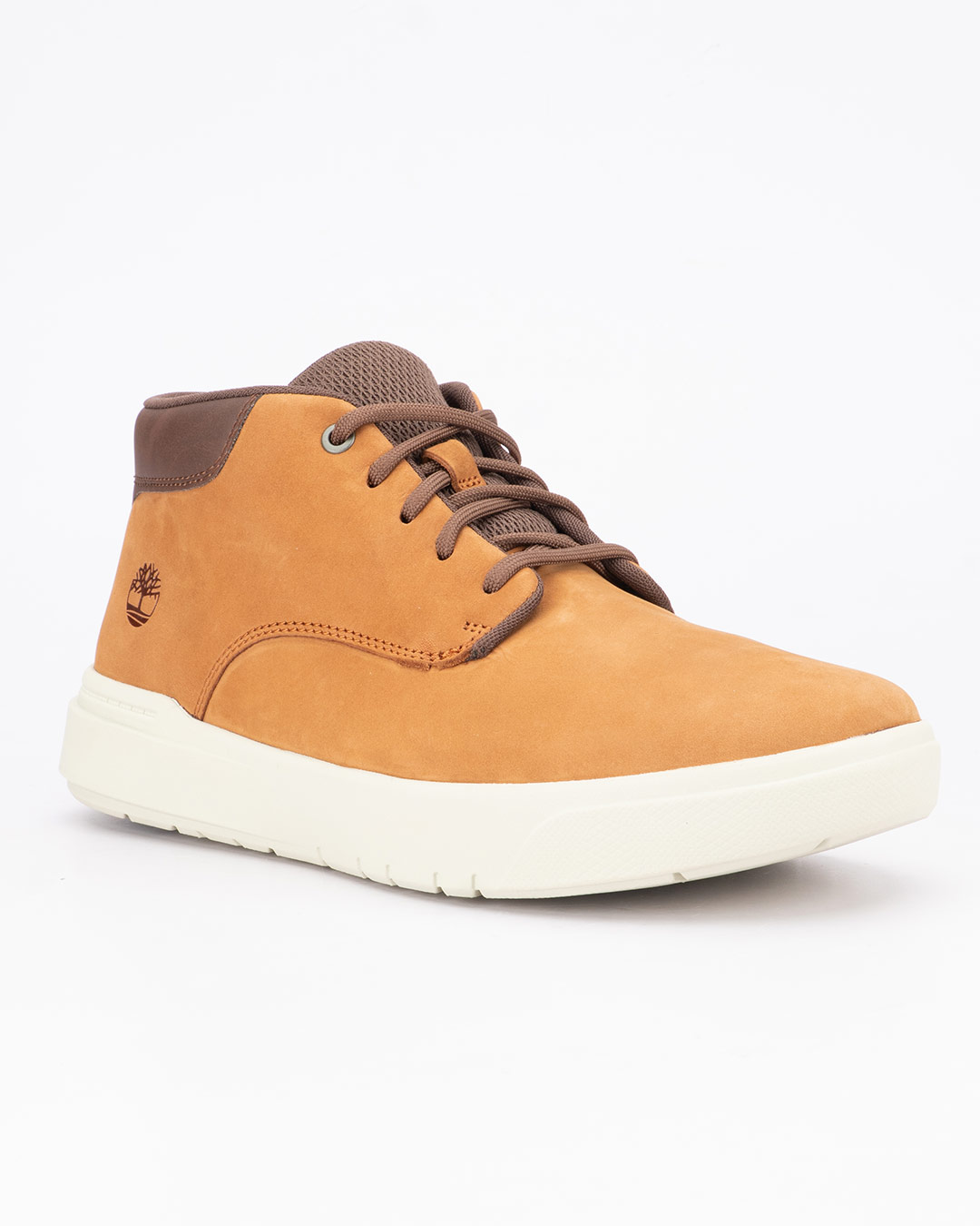 Timberland patike cipele Seneca Bay Mid Lace - Svetlo braon donose spoj opuštenog gradskog stila i karakteristične Timberland izrade.