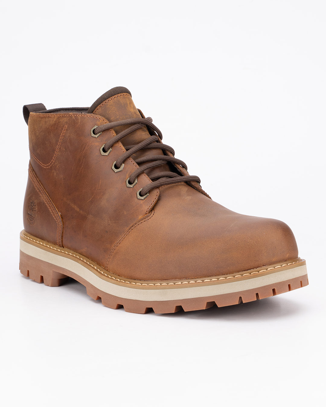 Timberland Waterproof cipele Britton Road Mid Lace-G u tamno braon boji velikih brojeva predstavljaju odličan izbor za muškarce kojima su potrebni dodatna zaštita, udobnost i kvalitetna obuća za hladnije dane.